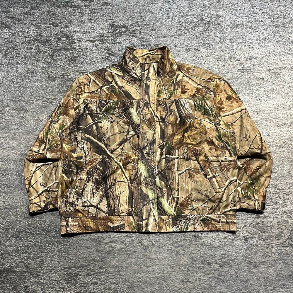 Field & Stream Realtree Camo Jacket Full Zip Large Hunting Outdoor Camouflage